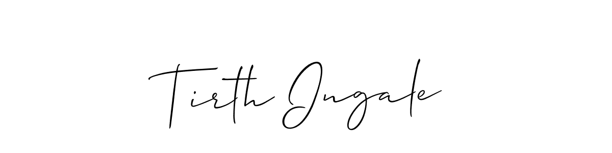 Check out images of Autograph of Tirth Ingale name. Actor Tirth Ingale Signature Style. Allison_Script is a professional sign style online. Tirth Ingale signature style 2 images and pictures png