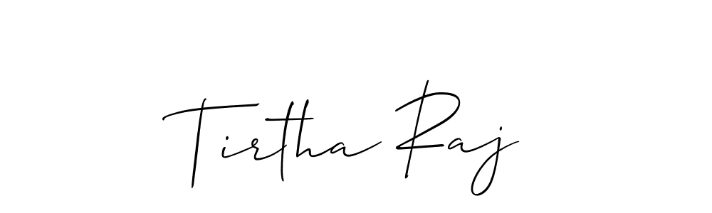 Best and Professional Signature Style for Tirtha Raj. Allison_Script Best Signature Style Collection. Tirtha Raj signature style 2 images and pictures png