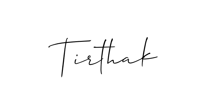 Here are the top 10 professional signature styles for the name Tirthak. These are the best autograph styles you can use for your name. Tirthak signature style 2 images and pictures png