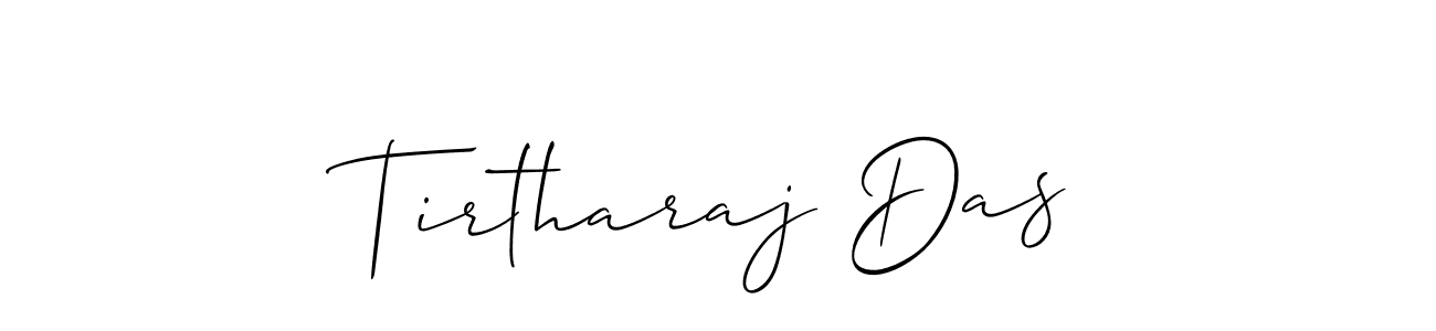 Allison_Script is a professional signature style that is perfect for those who want to add a touch of class to their signature. It is also a great choice for those who want to make their signature more unique. Get Tirtharaj Das name to fancy signature for free. Tirtharaj Das signature style 2 images and pictures png