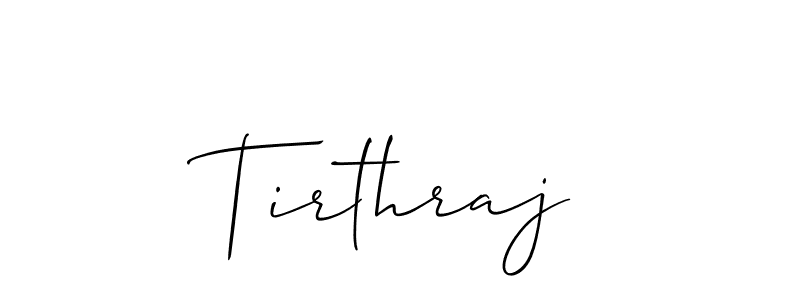 The best way (Allison_Script) to make a short signature is to pick only two or three words in your name. The name Tirthraj include a total of six letters. For converting this name. Tirthraj signature style 2 images and pictures png