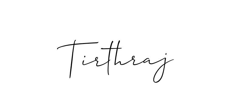 Also we have Tirthraj name is the best signature style. Create professional handwritten signature collection using Allison_Script autograph style. Tirthraj signature style 2 images and pictures png