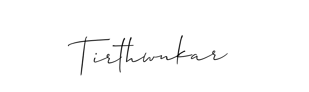 Best and Professional Signature Style for Tirthwnkar. Allison_Script Best Signature Style Collection. Tirthwnkar signature style 2 images and pictures png