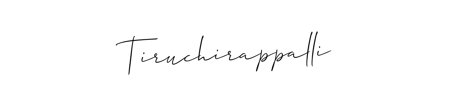 Also You can easily find your signature by using the search form. We will create Tiruchirappalli name handwritten signature images for you free of cost using Allison_Script sign style. Tiruchirappalli signature style 2 images and pictures png