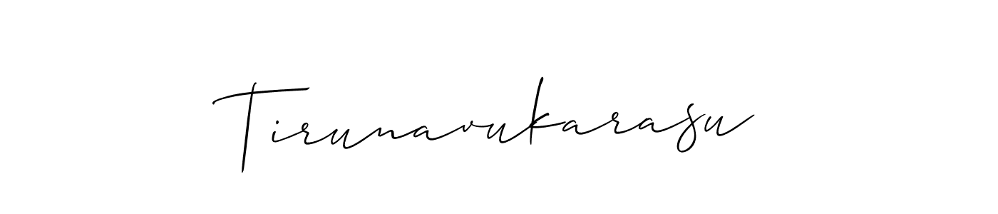 Design your own signature with our free online signature maker. With this signature software, you can create a handwritten (Allison_Script) signature for name Tirunavukarasu. Tirunavukarasu signature style 2 images and pictures png