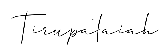 Quickly download Tirupataiah name signature in high-resolution PNG using Allison_Script style. Ready to insert into PDFs and online applications. Tirupataiah signature style 2 images and pictures png