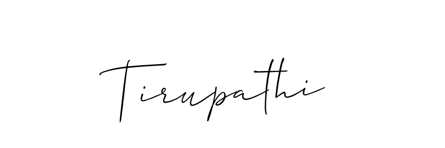 Tirupathi stylish signature style. Best Handwritten Sign (Allison_Script) for my name. Handwritten Signature Collection Ideas for my name Tirupathi. Tirupathi signature style 2 images and pictures png