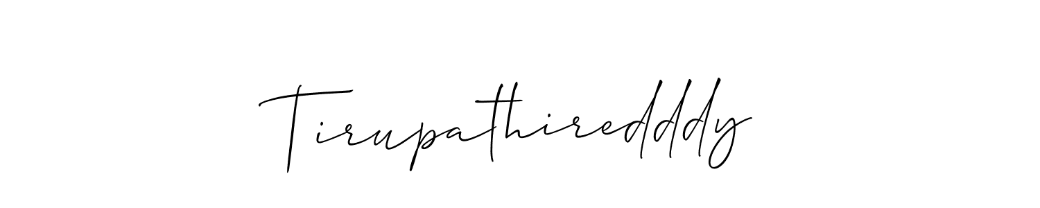 Make a beautiful signature design for name Tirupathiredddy. Use this online signature maker to create a handwritten signature for free. Tirupathiredddy signature style 2 images and pictures png