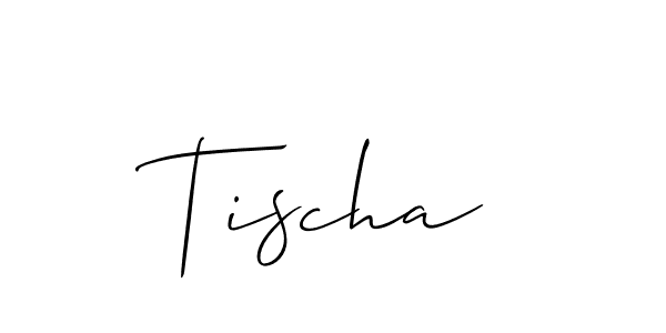 Design your own signature with our free online signature maker. With this signature software, you can create a handwritten (Allison_Script) signature for name Tischa. Tischa signature style 2 images and pictures png