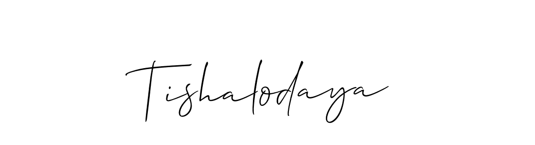 if you are searching for the best signature style for your name Tishalodaya. so please give up your signature search. here we have designed multiple signature styles  using Allison_Script. Tishalodaya signature style 2 images and pictures png
