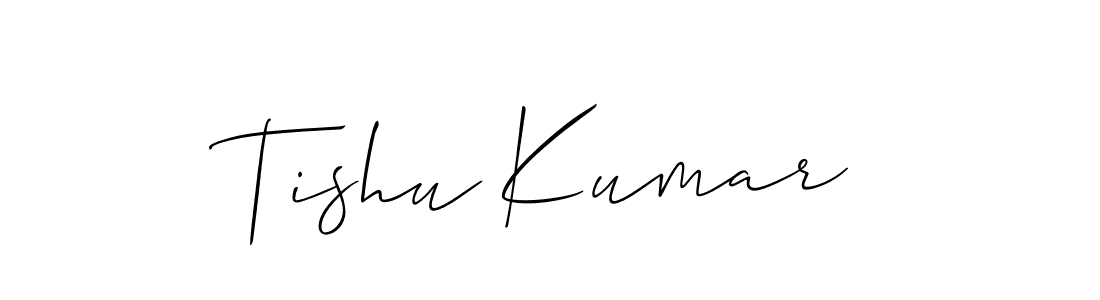 This is the best signature style for the Tishu Kumar name. Also you like these signature font (Allison_Script). Mix name signature. Tishu Kumar signature style 2 images and pictures png