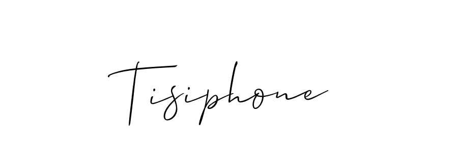 Make a short Tisiphone signature style. Manage your documents anywhere anytime using Allison_Script. Create and add eSignatures, submit forms, share and send files easily. Tisiphone signature style 2 images and pictures png