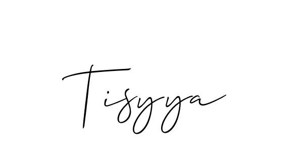 Similarly Allison_Script is the best handwritten signature design. Signature creator online .You can use it as an online autograph creator for name Tisyya. Tisyya signature style 2 images and pictures png