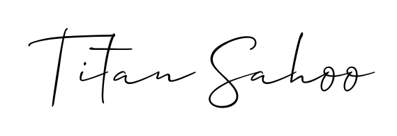 Try this chic Titan Sahoo handwritten sign style. Using Allison_Script font elements, it gives your name a sleek, memorable identity. Titan Sahoo signature style 2 images and pictures png