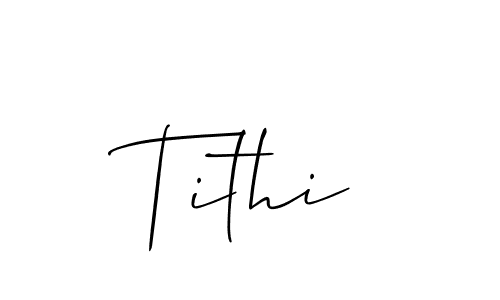 Make a short Tithi signature style. Manage your documents anywhere anytime using Allison_Script. Create and add eSignatures, submit forms, share and send files easily. Tithi signature style 2 images and pictures png