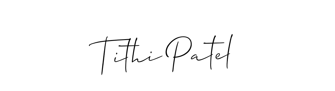 Here are the top 10 professional signature styles for the name Tithi Patel. These are the best autograph styles you can use for your name. Tithi Patel signature style 2 images and pictures png