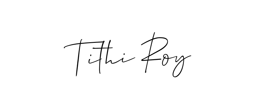 How to Draw Tithi Roy signature style? Allison_Script is a latest design signature styles for name Tithi Roy. Tithi Roy signature style 2 images and pictures png