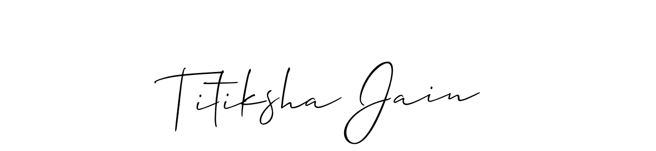 Here are the top 10 professional signature styles for the name Titiksha Jain. These are the best autograph styles you can use for your name. Titiksha Jain signature style 2 images and pictures png