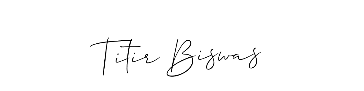 Once you've used our free online signature maker to create your best signature Allison_Script style, it's time to enjoy all of the benefits that Titir Biswas name signing documents. Titir Biswas signature style 2 images and pictures png