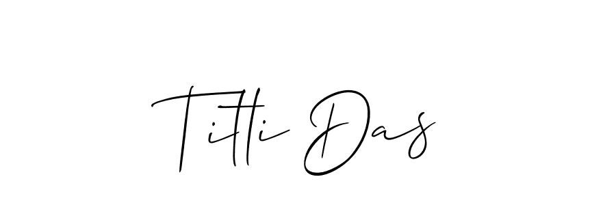 This is the best signature style for the Titli Das name. Also you like these signature font (Allison_Script). Mix name signature. Titli Das signature style 2 images and pictures png