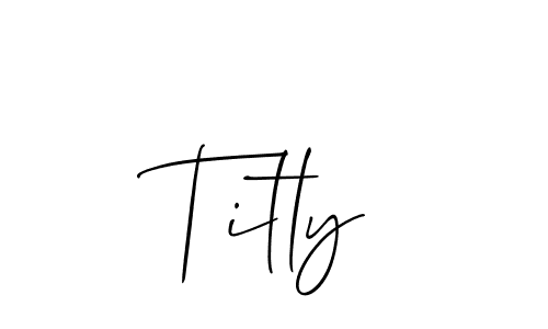 Make a short Titly signature style. Manage your documents anywhere anytime using Allison_Script. Create and add eSignatures, submit forms, share and send files easily. Titly signature style 2 images and pictures png