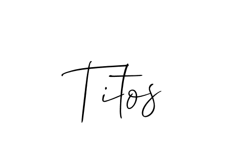 Make a short Titos signature style. Manage your documents anywhere anytime using Allison_Script. Create and add eSignatures, submit forms, share and send files easily. Titos signature style 2 images and pictures png