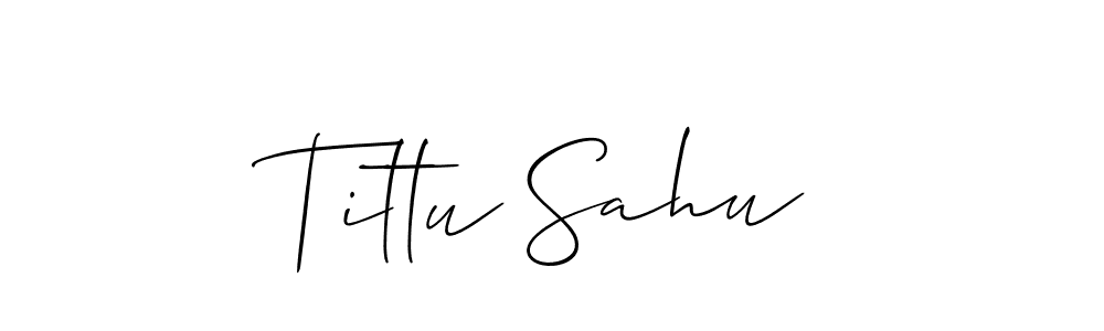 Here are the top 10 professional signature styles for the name Tittu Sahu. These are the best autograph styles you can use for your name. Tittu Sahu signature style 2 images and pictures png