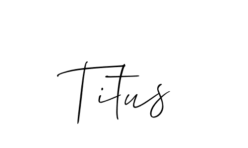 Best and Professional Signature Style for Titus. Allison_Script Best Signature Style Collection. Titus signature style 2 images and pictures png