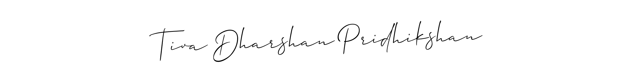 Once you've used our free online signature maker to create your best signature Allison_Script style, it's time to enjoy all of the benefits that Tiva Dharshan Pridhikshan name signing documents. Tiva Dharshan Pridhikshan signature style 2 images and pictures png