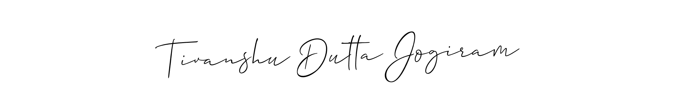 Here are the top 10 professional signature styles for the name Tivanshu Dutta Jogiram. These are the best autograph styles you can use for your name. Tivanshu Dutta Jogiram signature style 2 images and pictures png