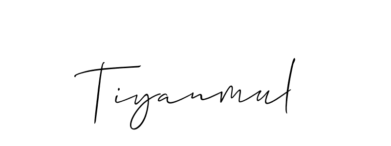 Similarly Allison_Script is the best handwritten signature design. Signature creator online .You can use it as an online autograph creator for name Tiyanmul. Tiyanmul signature style 2 images and pictures png