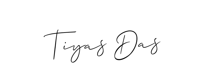 How to make Tiyas Das signature? Allison_Script is a professional autograph style. Create handwritten signature for Tiyas Das name. Tiyas Das signature style 2 images and pictures png