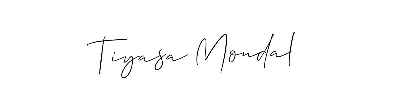 Once you've used our free online signature maker to create your best signature Allison_Script style, it's time to enjoy all of the benefits that Tiyasa Mondal name signing documents. Tiyasa Mondal signature style 2 images and pictures png