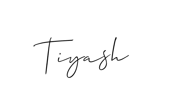 Make a beautiful signature design for name Tiyash. Use this online signature maker to create a handwritten signature for free. Tiyash signature style 2 images and pictures png