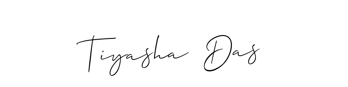 Use a signature maker to create a handwritten signature online. With this signature software, you can design (Allison_Script) your own signature for name Tiyasha  Das. Tiyasha  Das signature style 2 images and pictures png