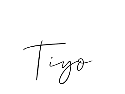 if you are searching for the best signature style for your name Tiyo. so please give up your signature search. here we have designed multiple signature styles  using Allison_Script. Tiyo signature style 2 images and pictures png