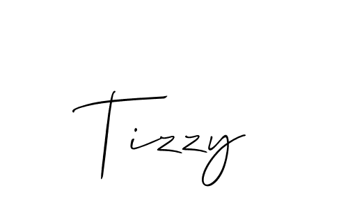 How to Draw Tizzy signature style? Allison_Script is a latest design signature styles for name Tizzy. Tizzy signature style 2 images and pictures png