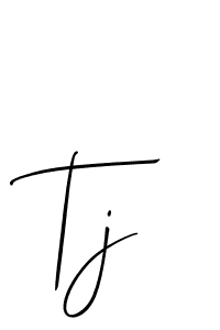 You should practise on your own different ways (Allison_Script) to write your name (Tj) in signature. don't let someone else do it for you. Tj signature style 2 images and pictures png