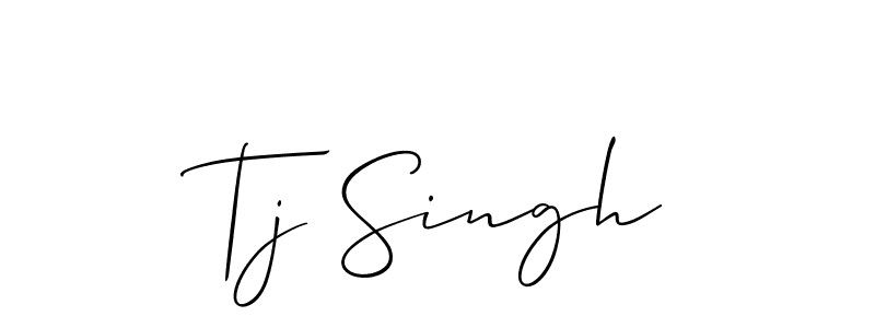 This is the best signature style for the Tj Singh name. Also you like these signature font (Allison_Script). Mix name signature. Tj Singh signature style 2 images and pictures png
