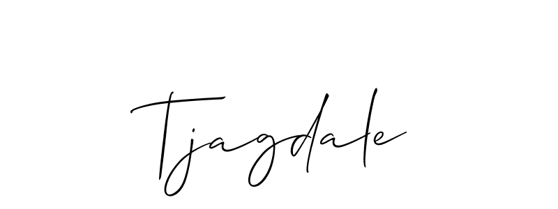 Make a short Tjagdale signature style. Manage your documents anywhere anytime using Allison_Script. Create and add eSignatures, submit forms, share and send files easily. Tjagdale signature style 2 images and pictures png