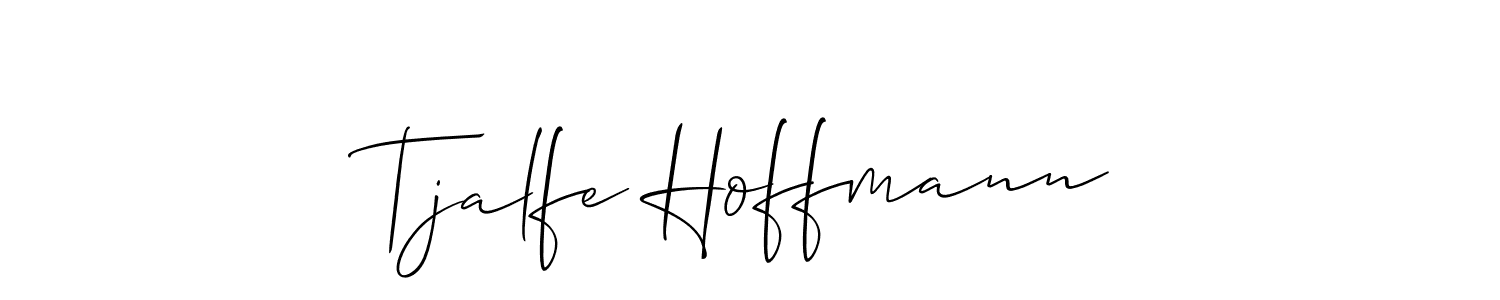 See photos of Tjalfe Hoffmann official signature by Spectra . Check more albums & portfolios. Read reviews & check more about Allison_Script font. Tjalfe Hoffmann signature style 2 images and pictures png