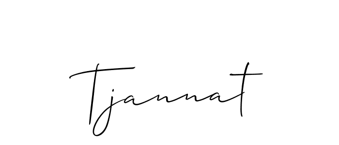 Tjannat stylish signature style. Best Handwritten Sign (Allison_Script) for my name. Handwritten Signature Collection Ideas for my name Tjannat. Tjannat signature style 2 images and pictures png
