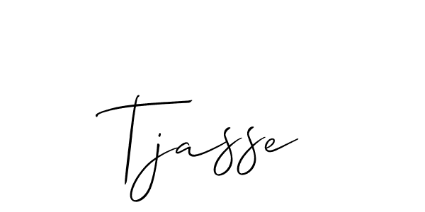 How to make Tjasse signature? Allison_Script is a professional autograph style. Create handwritten signature for Tjasse name. Tjasse signature style 2 images and pictures png