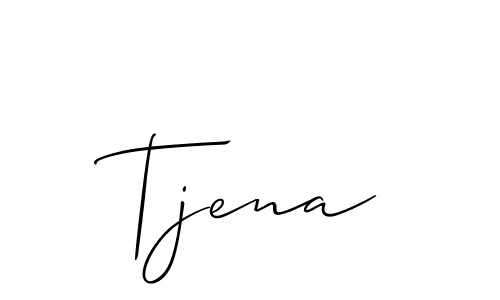 How to Draw Tjena signature style? Allison_Script is a latest design signature styles for name Tjena. Tjena signature style 2 images and pictures png