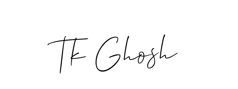 Here are the top 10 professional signature styles for the name Tk Ghosh. These are the best autograph styles you can use for your name. Tk Ghosh signature style 2 images and pictures png