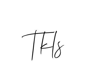 It looks lik you need a new signature style for name Tkls. Design unique handwritten (Allison_Script) signature with our free signature maker in just a few clicks. Tkls signature style 2 images and pictures png