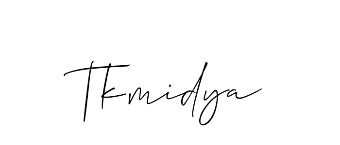 Make a beautiful signature design for name Tkmidya. Use this online signature maker to create a handwritten signature for free. Tkmidya signature style 2 images and pictures png