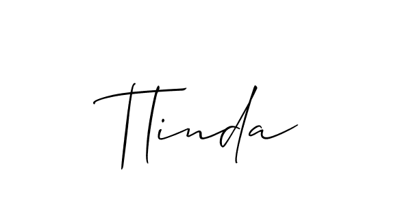 It looks lik you need a new signature style for name Tlinda. Design unique handwritten (Allison_Script) signature with our free signature maker in just a few clicks. Tlinda signature style 2 images and pictures png