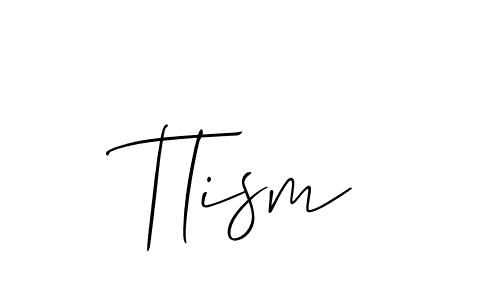 The best way (Allison_Script) to make a short signature is to pick only two or three words in your name. The name Tlism include a total of six letters. For converting this name. Tlism signature style 2 images and pictures png