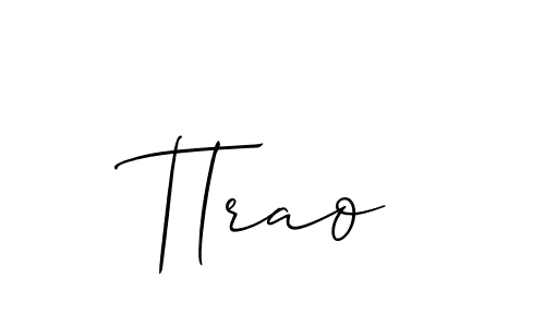 How to make Tlrao signature? Allison_Script is a professional autograph style. Create handwritten signature for Tlrao name. Tlrao signature style 2 images and pictures png